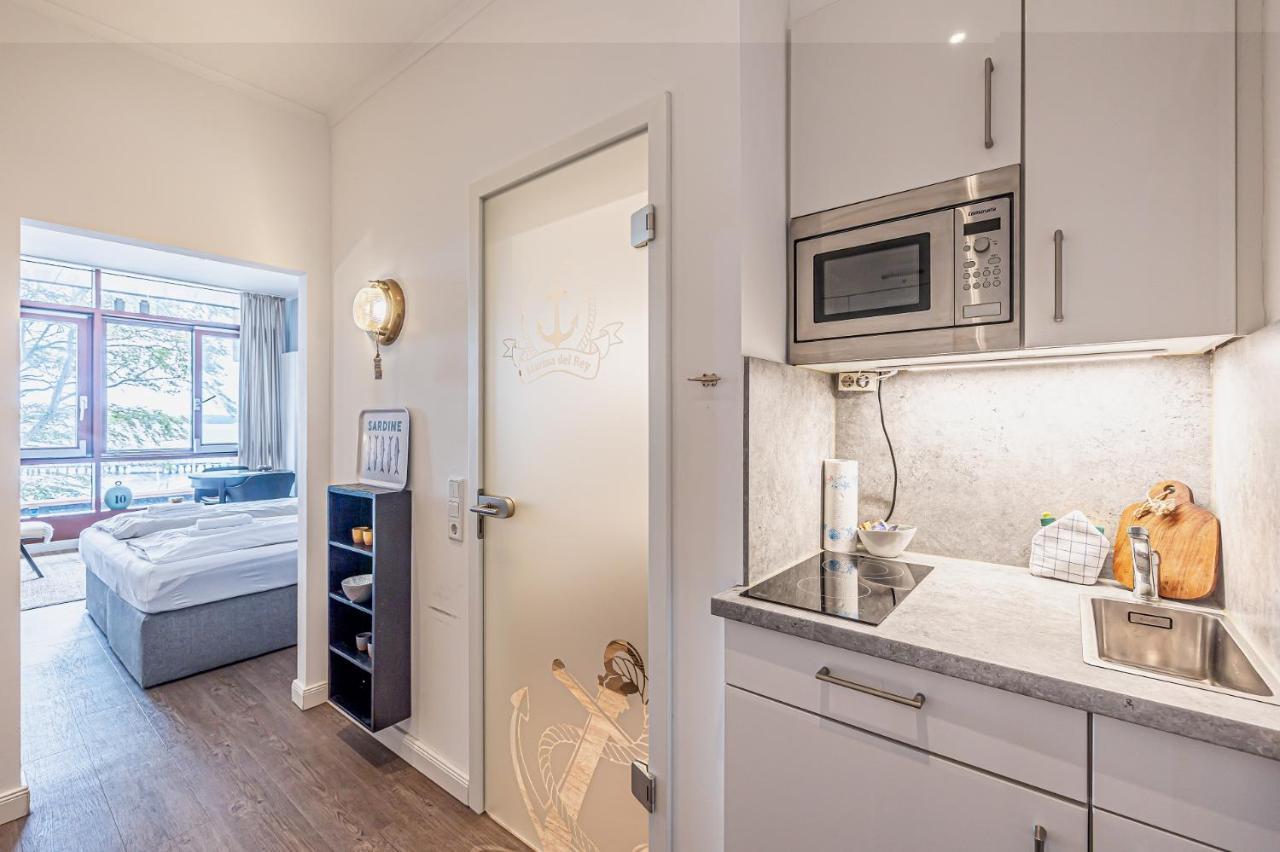 Fewo1846 Intermar - Marina Del Rey - Elegantes Studioapartment Mit Meerblick Und Eigenem Strandkorb Глюксбург Екстер'єр фото