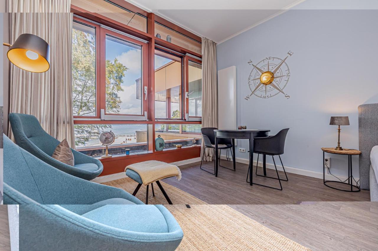 Fewo1846 Intermar - Marina Del Rey - Elegantes Studioapartment Mit Meerblick Und Eigenem Strandkorb Глюксбург Екстер'єр фото