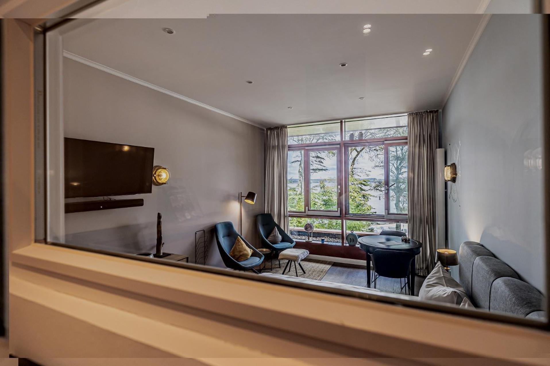 Fewo1846 Intermar - Marina Del Rey - Elegantes Studioapartment Mit Meerblick Und Eigenem Strandkorb Глюксбург Екстер'єр фото